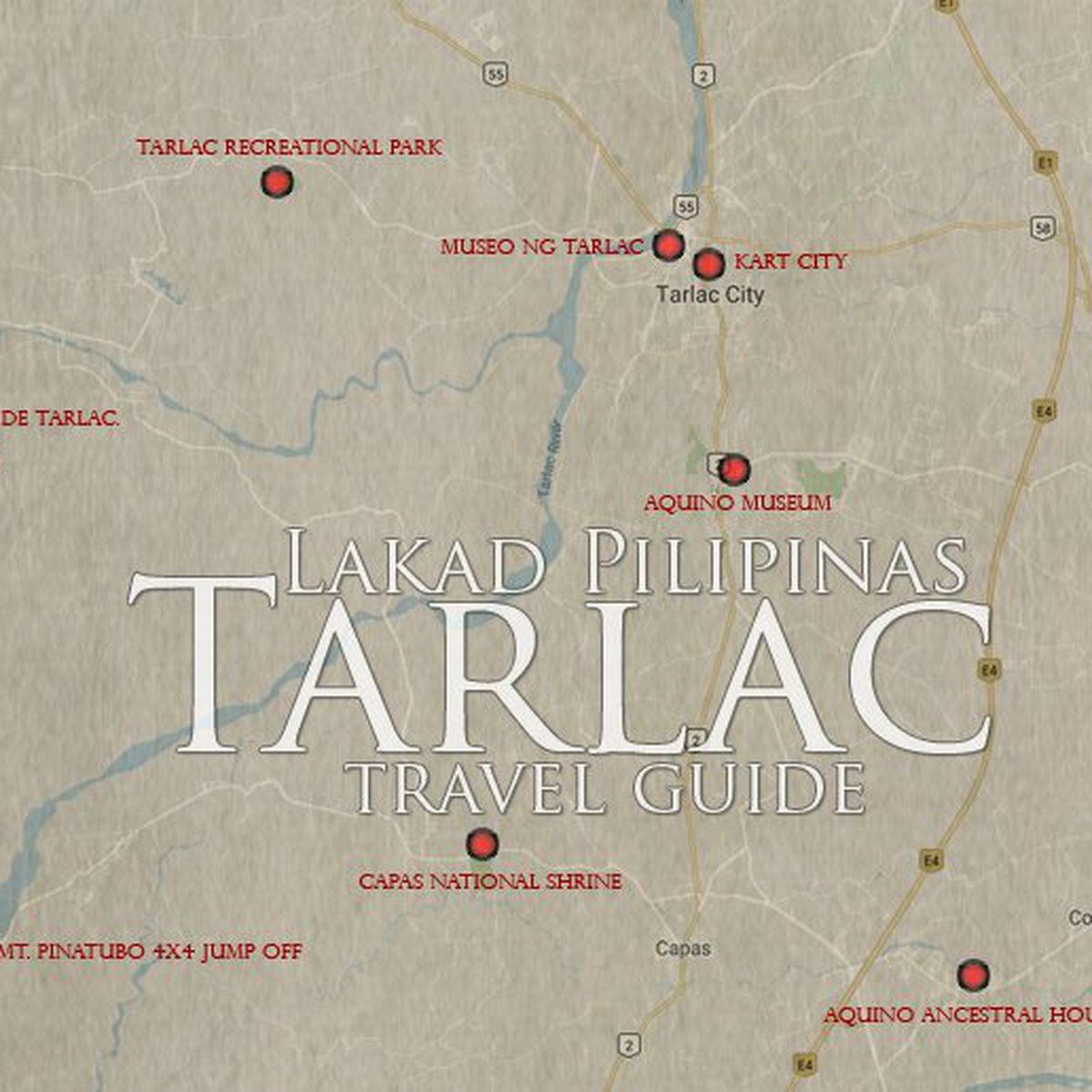 San Jose Tarlac Map Tarlac Tourist Spots Map - Living In Tarlac: Guide To Your New Home