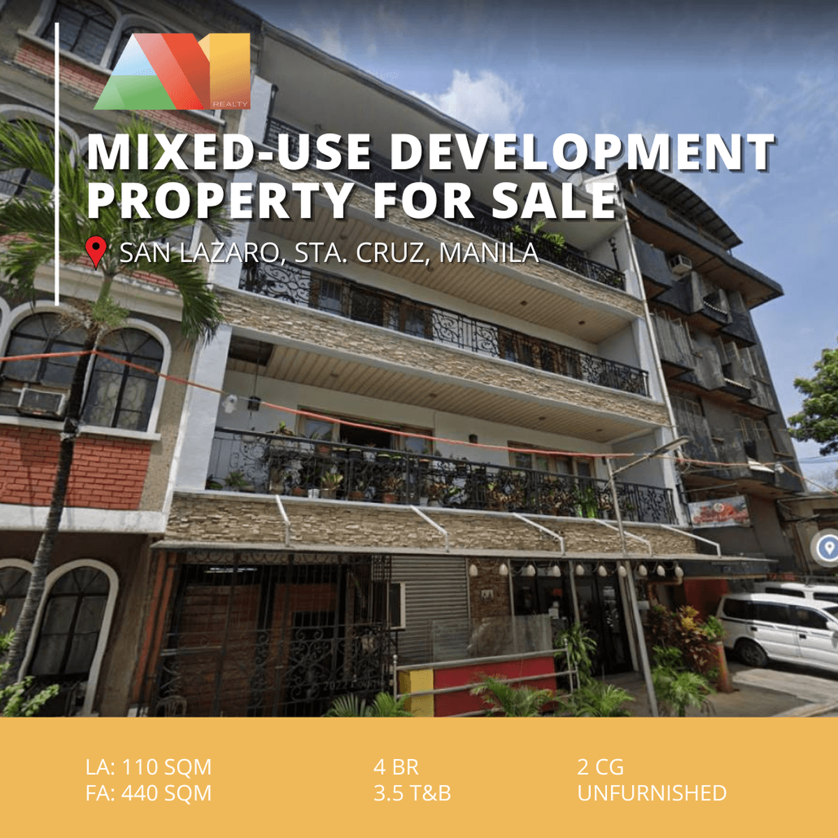 Commercial/Residential Building for Sale near UST Property