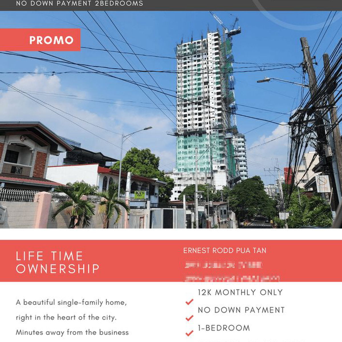 10K MONTHLY NO DP ONLY FOR 1BEDROOM IN SAN JUAN QUEZON CITY ORTIGAS