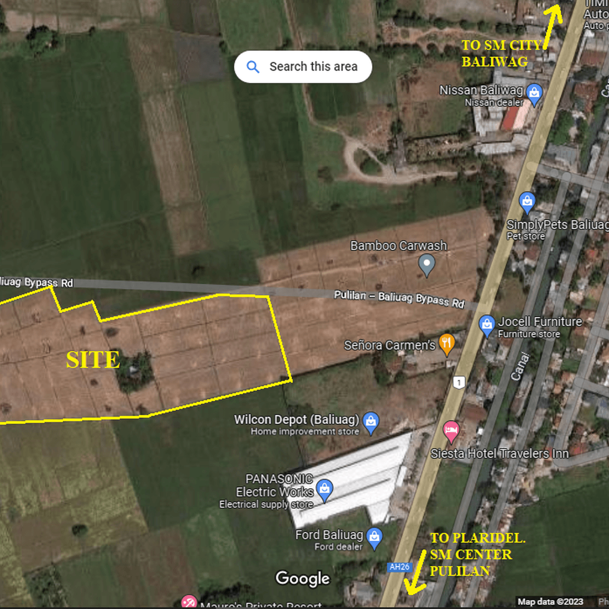 RAW LAND ALONG BY PASS ROAD IN BULACAN IDEAL FOR INDUSTRIAL USE [Lot 🚜