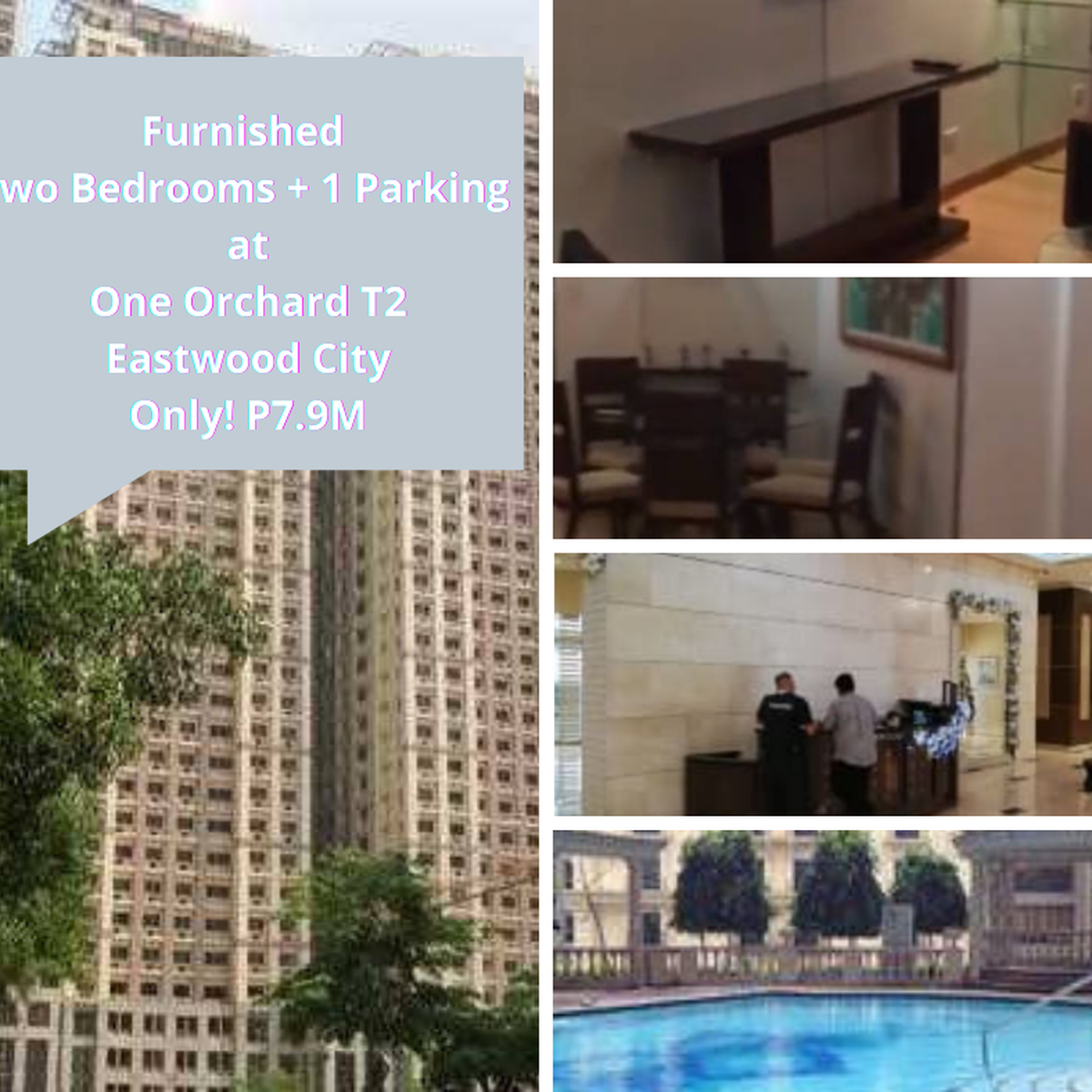 One Orchard Tower Two 2 Bedrooms + 1 Parking Only P7.9M [Condo 🏙️