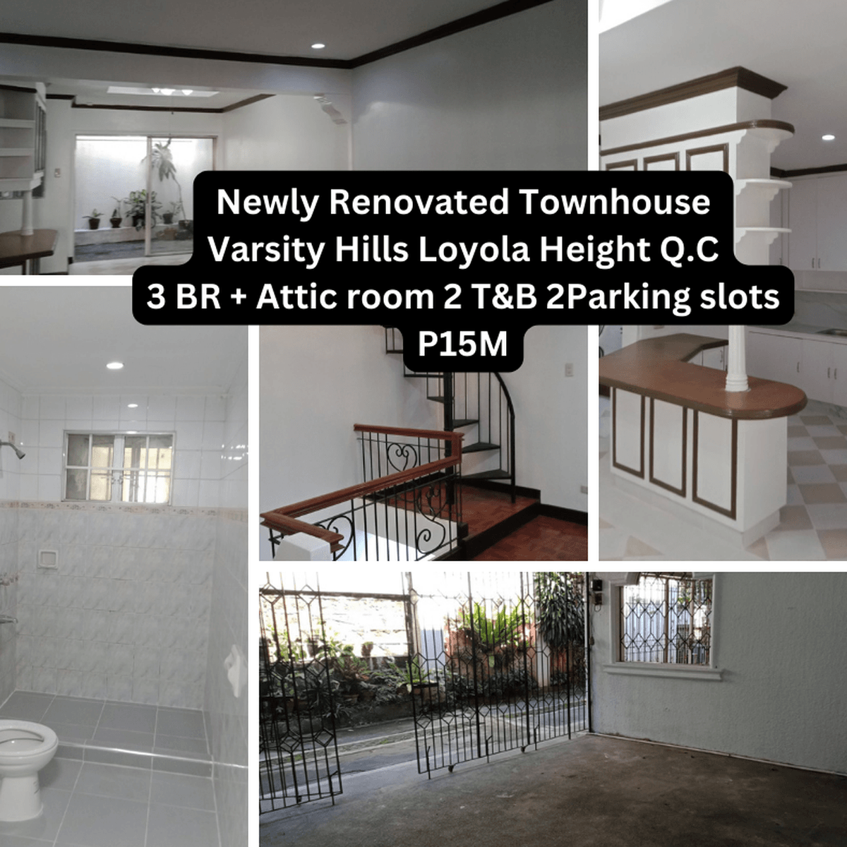 Varsity Hills Loyola Heights Newly Renovated Townhouse For Sale [House