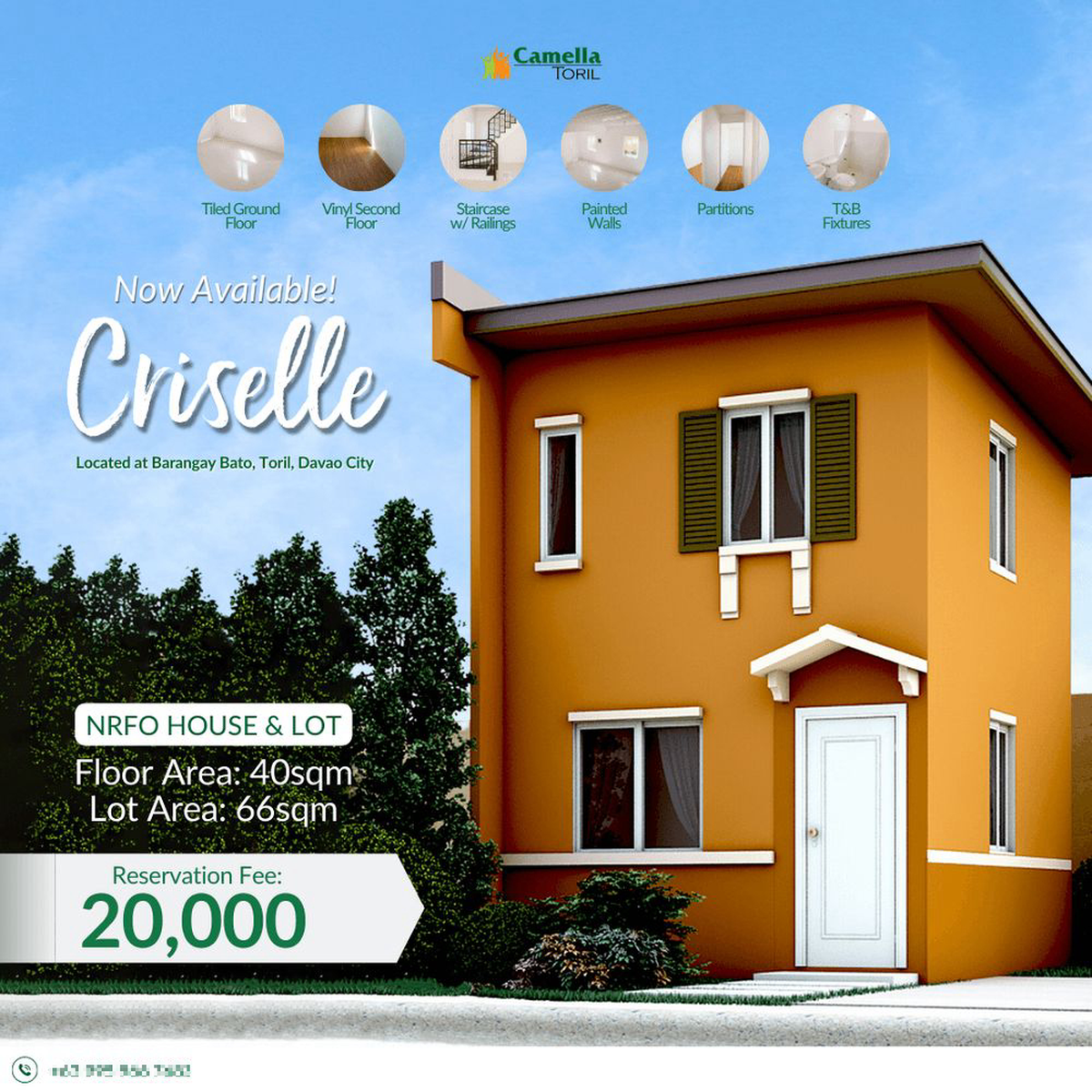 2bedroom Single Detached House For Sale in Toril Davao City [House and