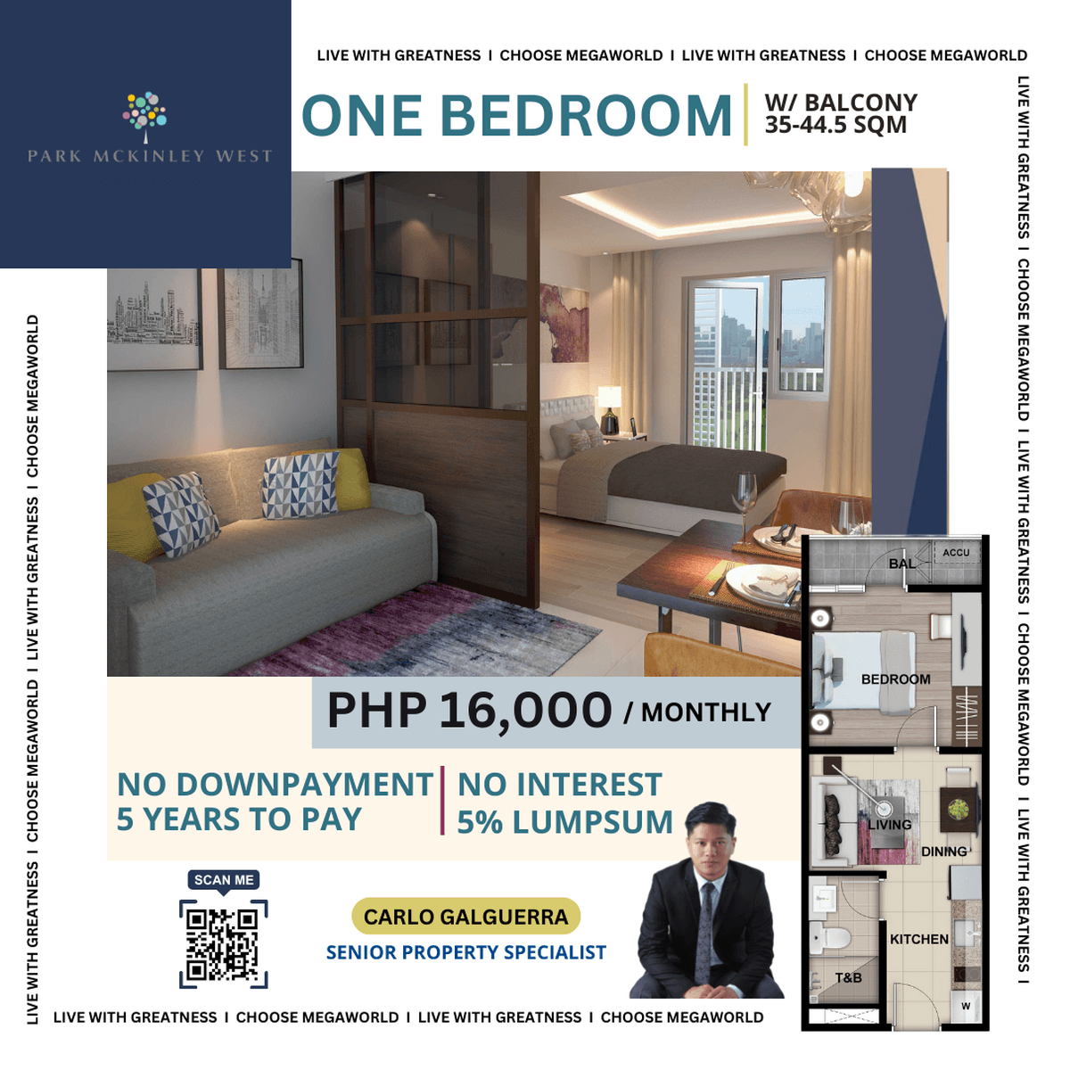 PREMIUM ONE BEDROOM UNIT FOR SALE IN BONIFACIO GLOBAL CITY [Condo 🏙️