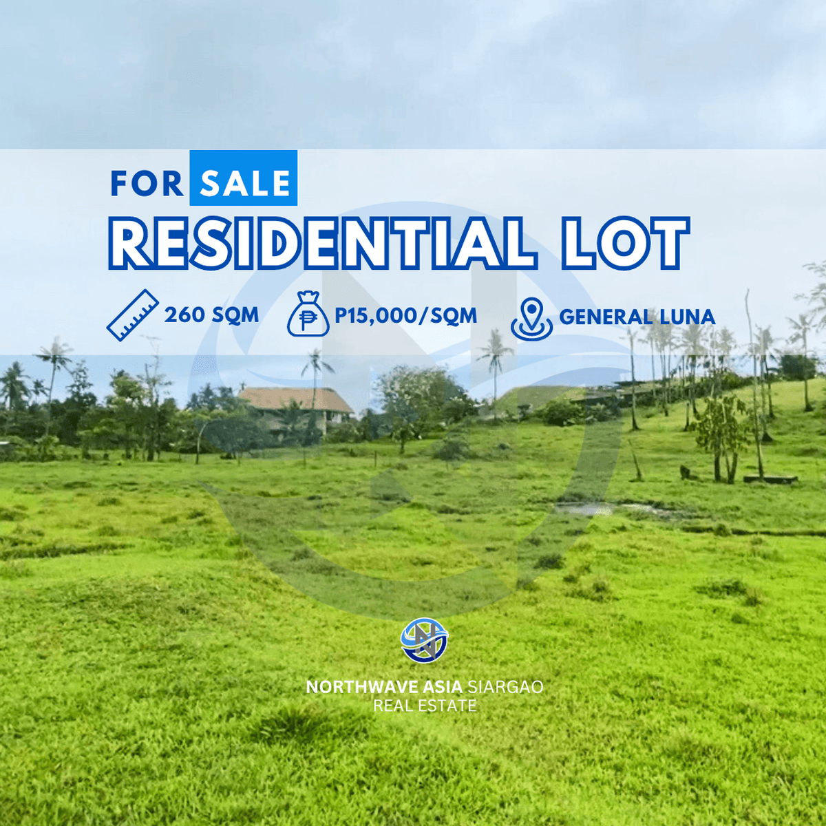 260 sqm Residential Lot For Sale in General Luna Siargao [Lot 🚜