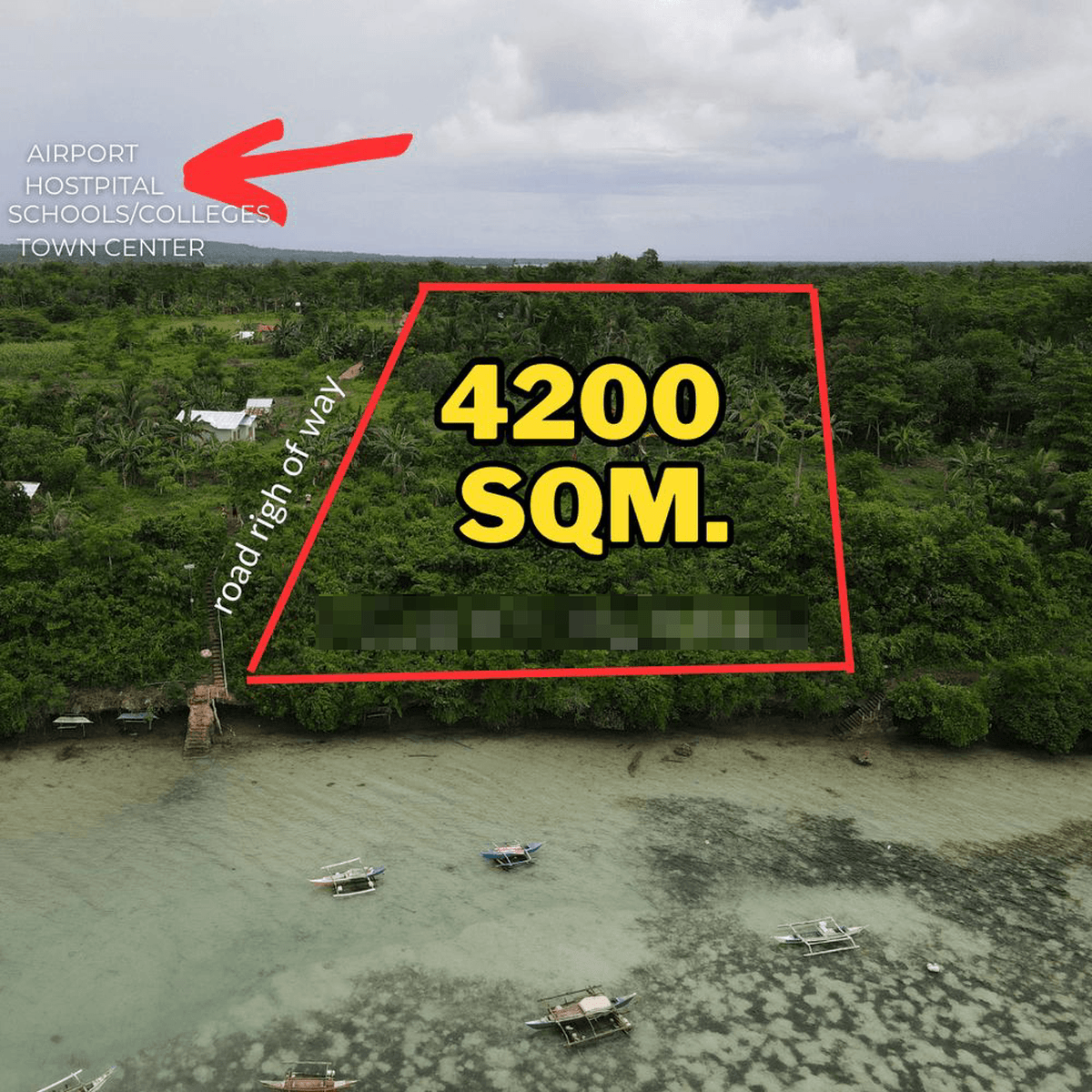 Beach Cliff LOT FOR SALE in Camotes Island, Cebu, Philippines [Lot 🚜