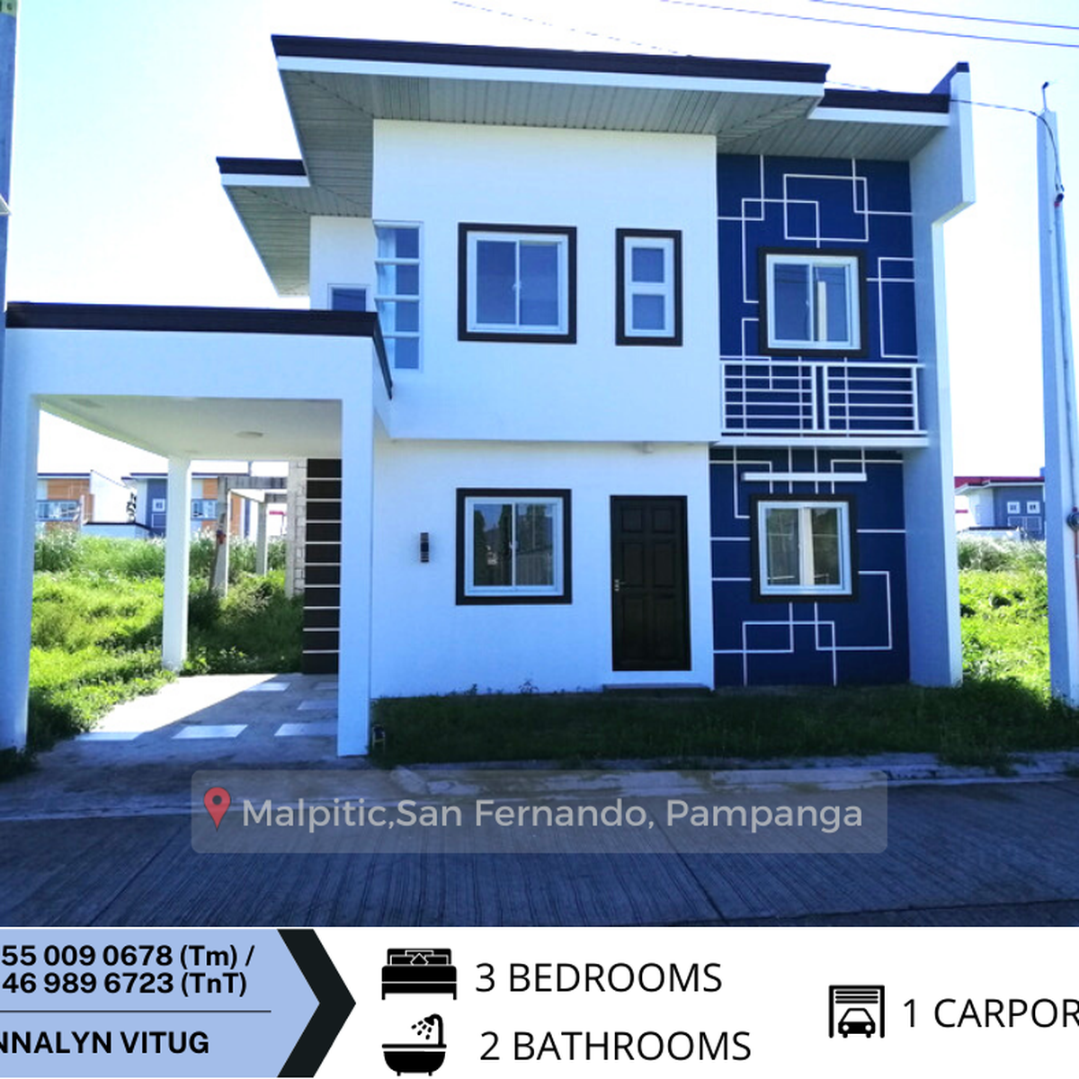 RFO 3bedroom Single Detached House For Sale in San Fernando Pampanga