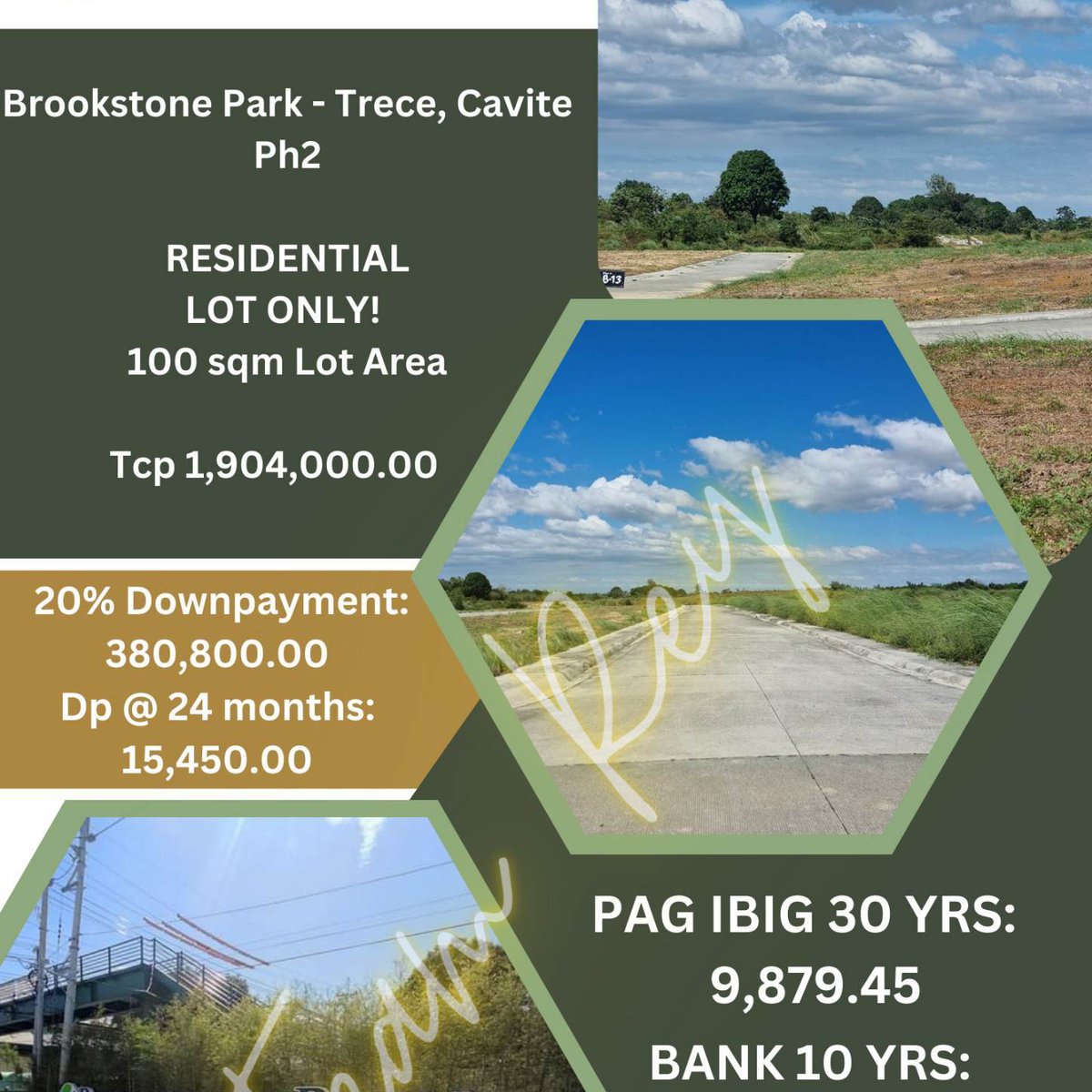 100 sqm Residential Lot Along Gov. s Drive Brookstone Trece Cavite