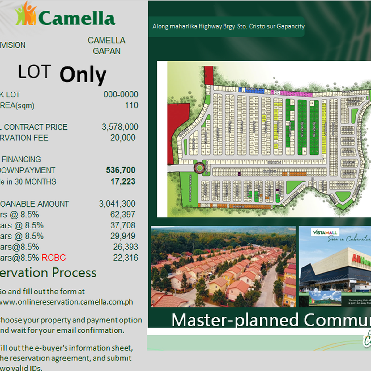 110 sqm Residential Lot For Sale in Gapan Nueva Ecija