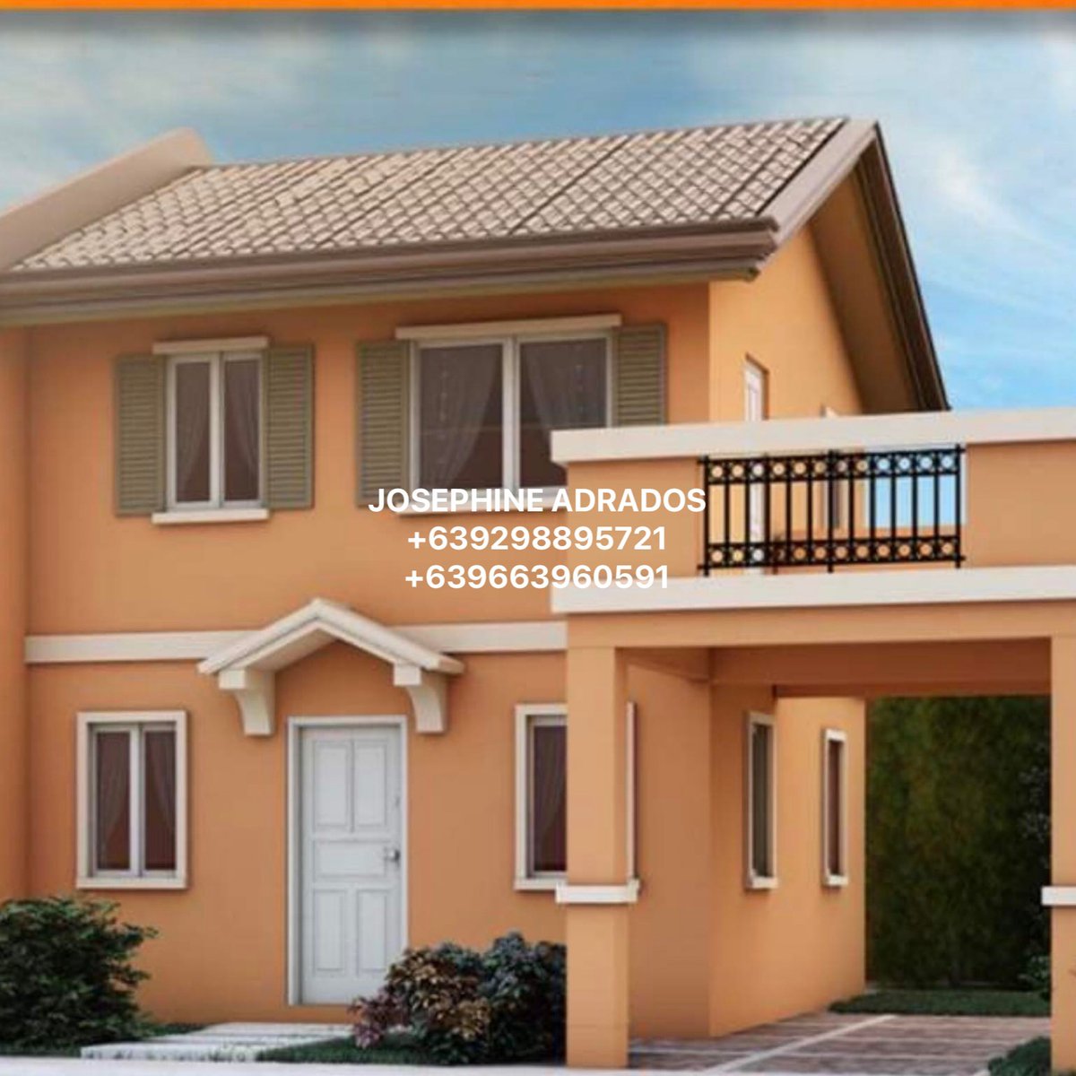 CARA RFO w/ carport and near the gate entrance and w/ Mayon views