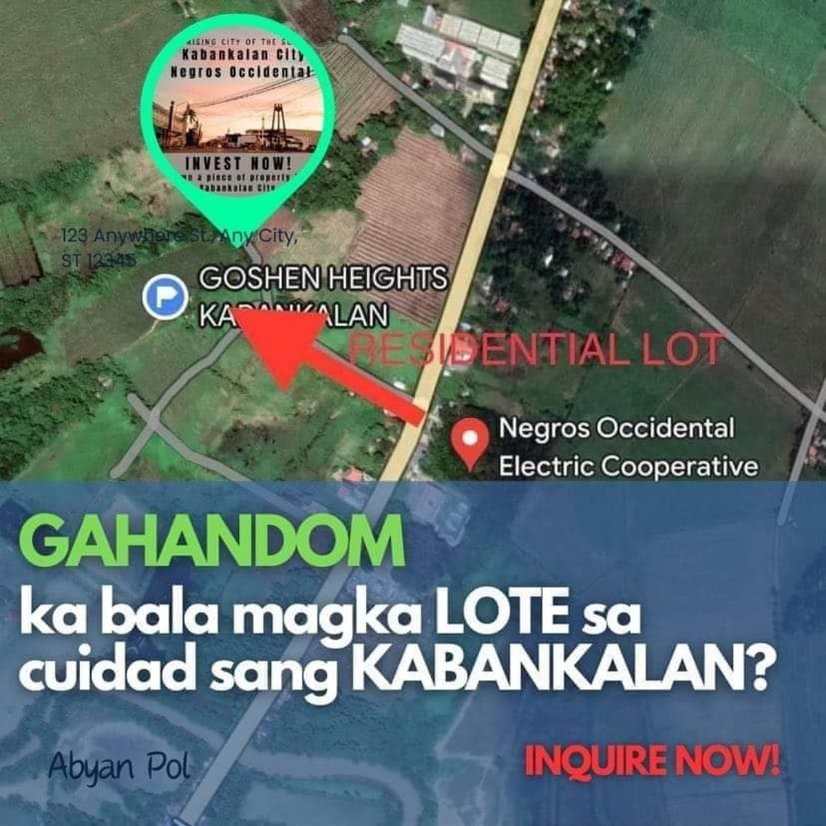 Residential Lot Subdivision [Lot 🚜] (February 2024) in Kabankalan