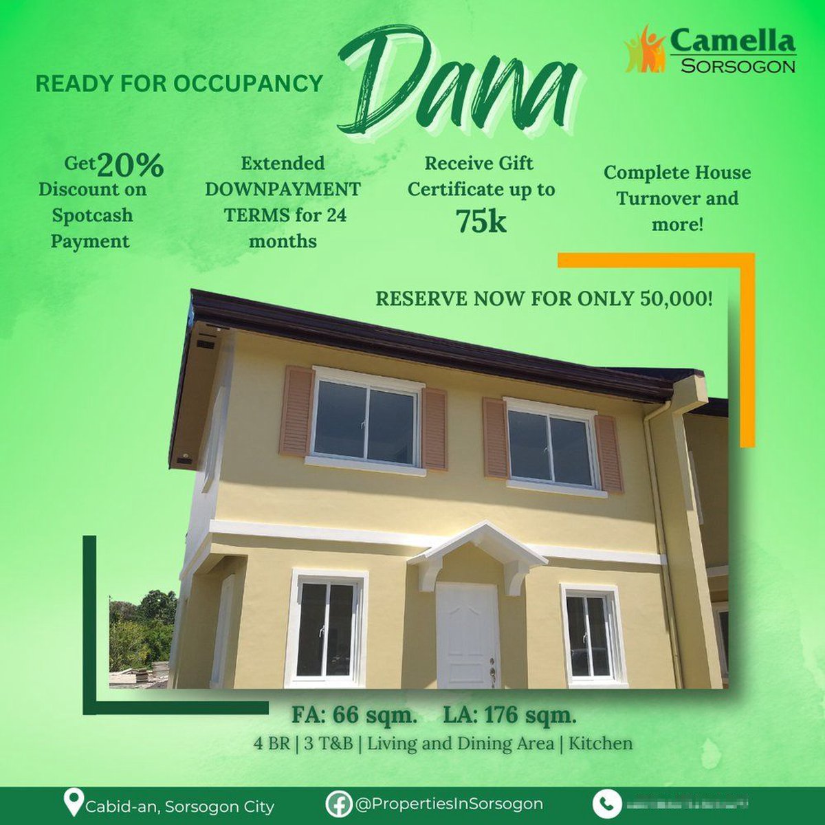 Available 164 sqm Single Attached House For Sale in Sorsogon City