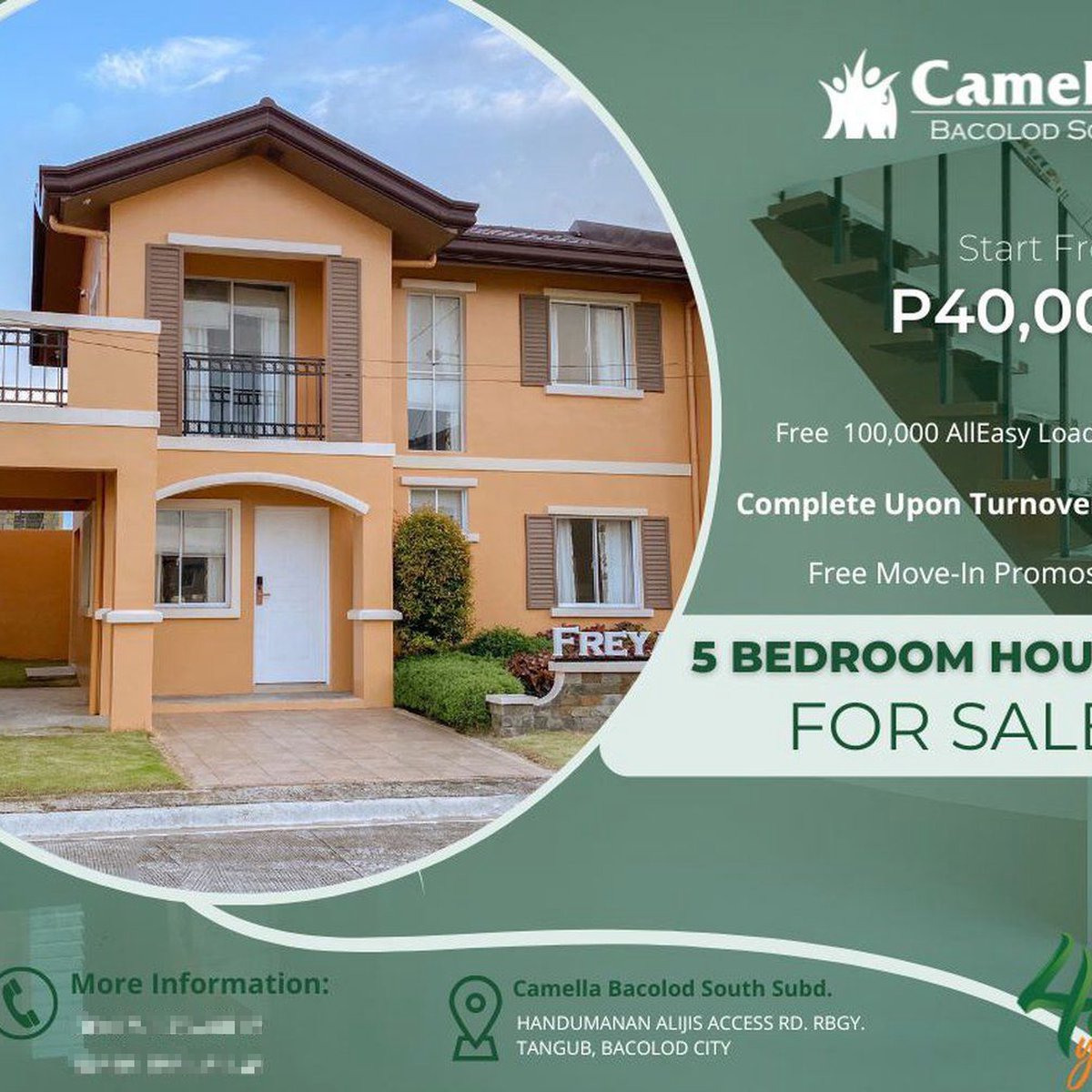 PRE SELLING Freya Unit Available in Brgy. Tangub, Bacolod City [House ...