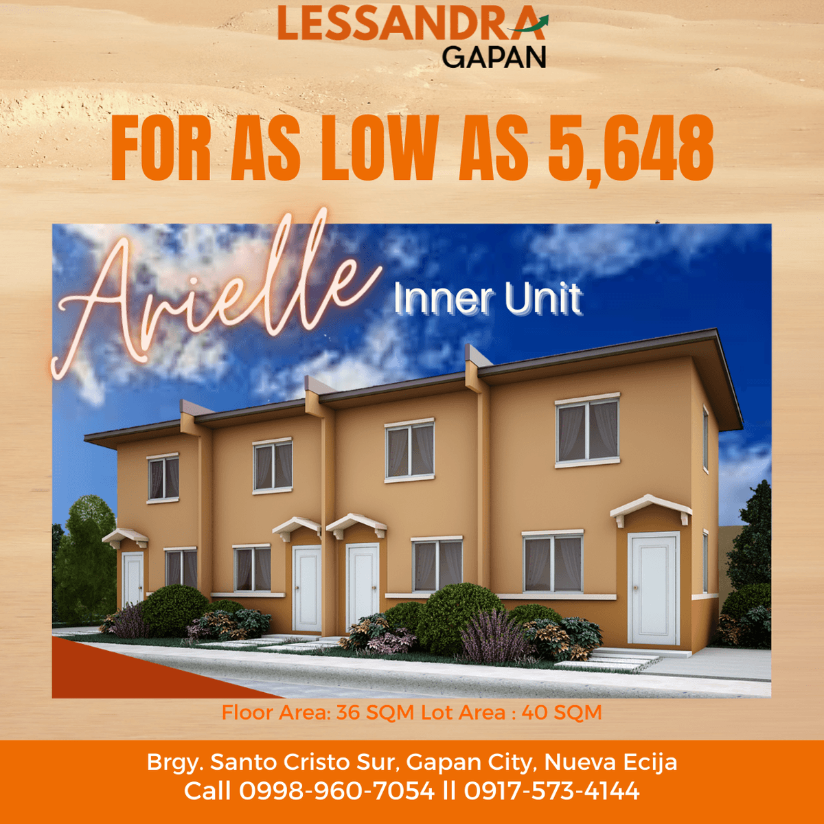 2Storey Townhouse Affordable House and Lot in Gapan City [House and