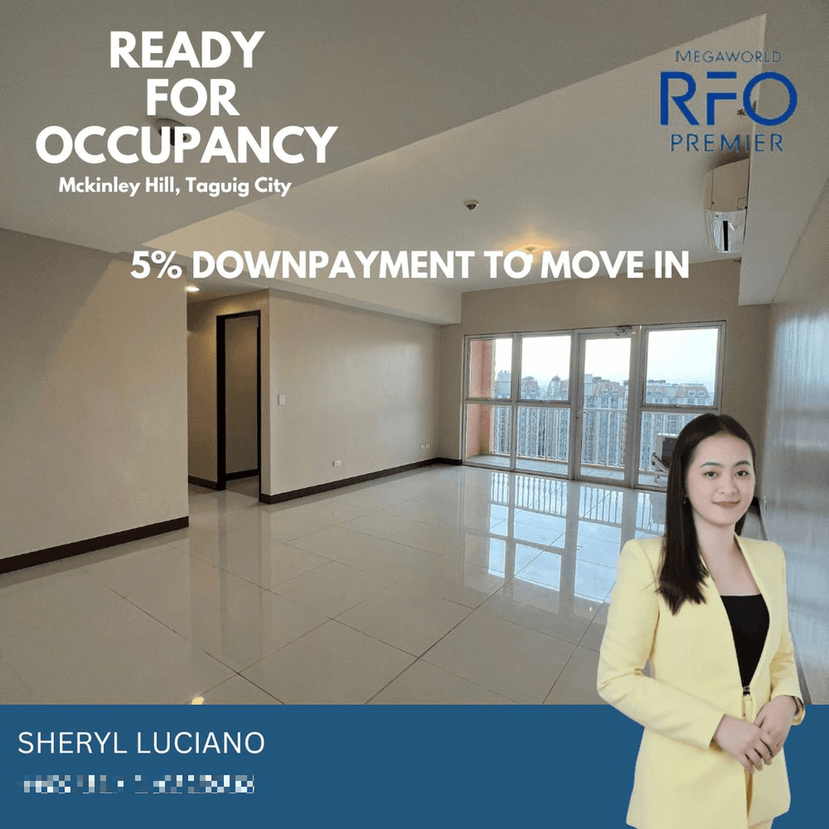 3 bedroom with balcony condo for sale in BGC ready for occupancy [Condo 🏙️] (July 2024) in BGC
