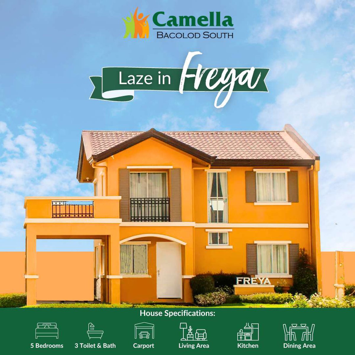 Pre-Selling 5 Bedroom House available in Camella Bacolod South [House ...