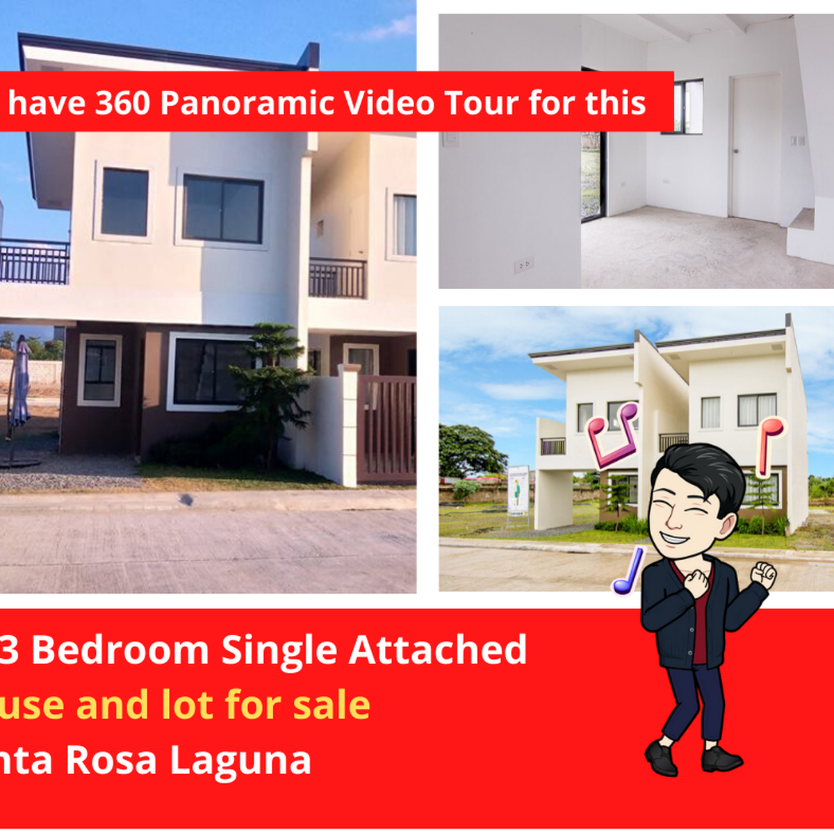 [ 360 Panoramic ] House and lot Property For Sale Santa Rosa Laguna