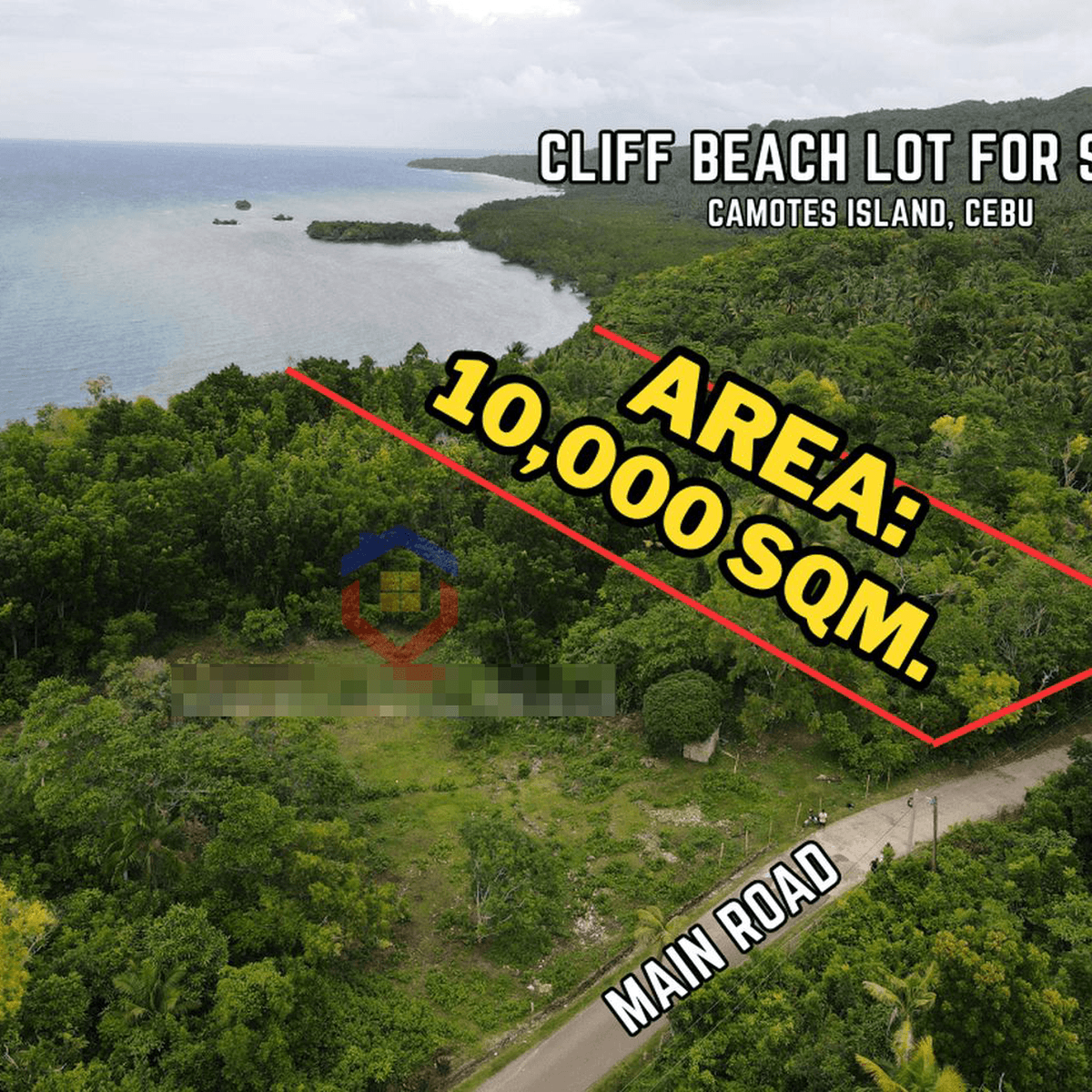 Beach Cliff Lot for Sale near Santiago Beach, Camotes Island, Cebu [Lot