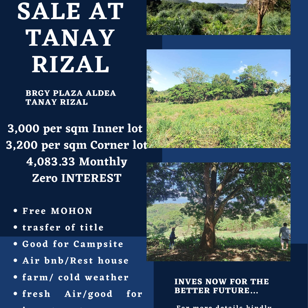 FARM LOT FOR SALE AT TANAY RIZAL [Lot 🚜] (January 2022) in Tanay, Rizal
