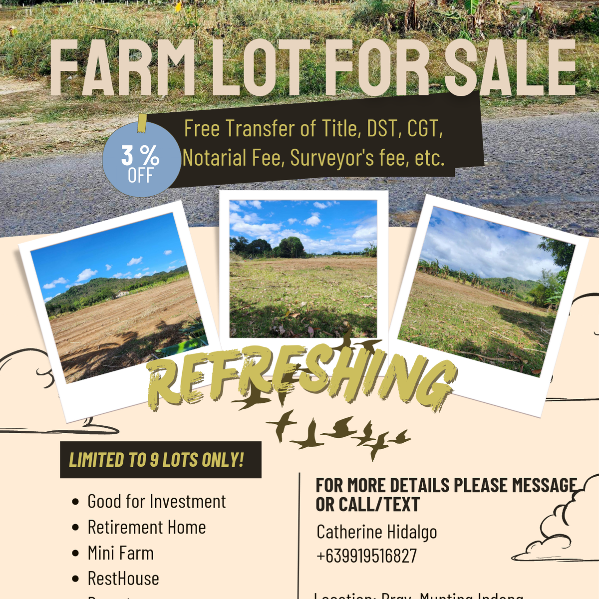 750 sqm Farm Lot For Sale in Nasugbu Batangas [Lot 🚜] (February 2023