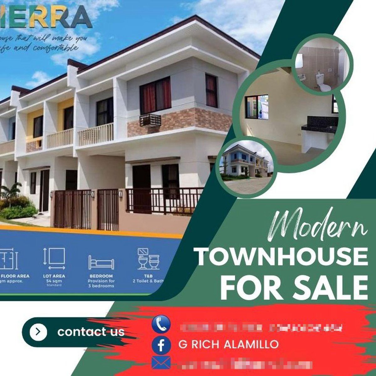 Modern Townhouse in Golden Horizon, Trece Martirez [House and Lot 🏘️