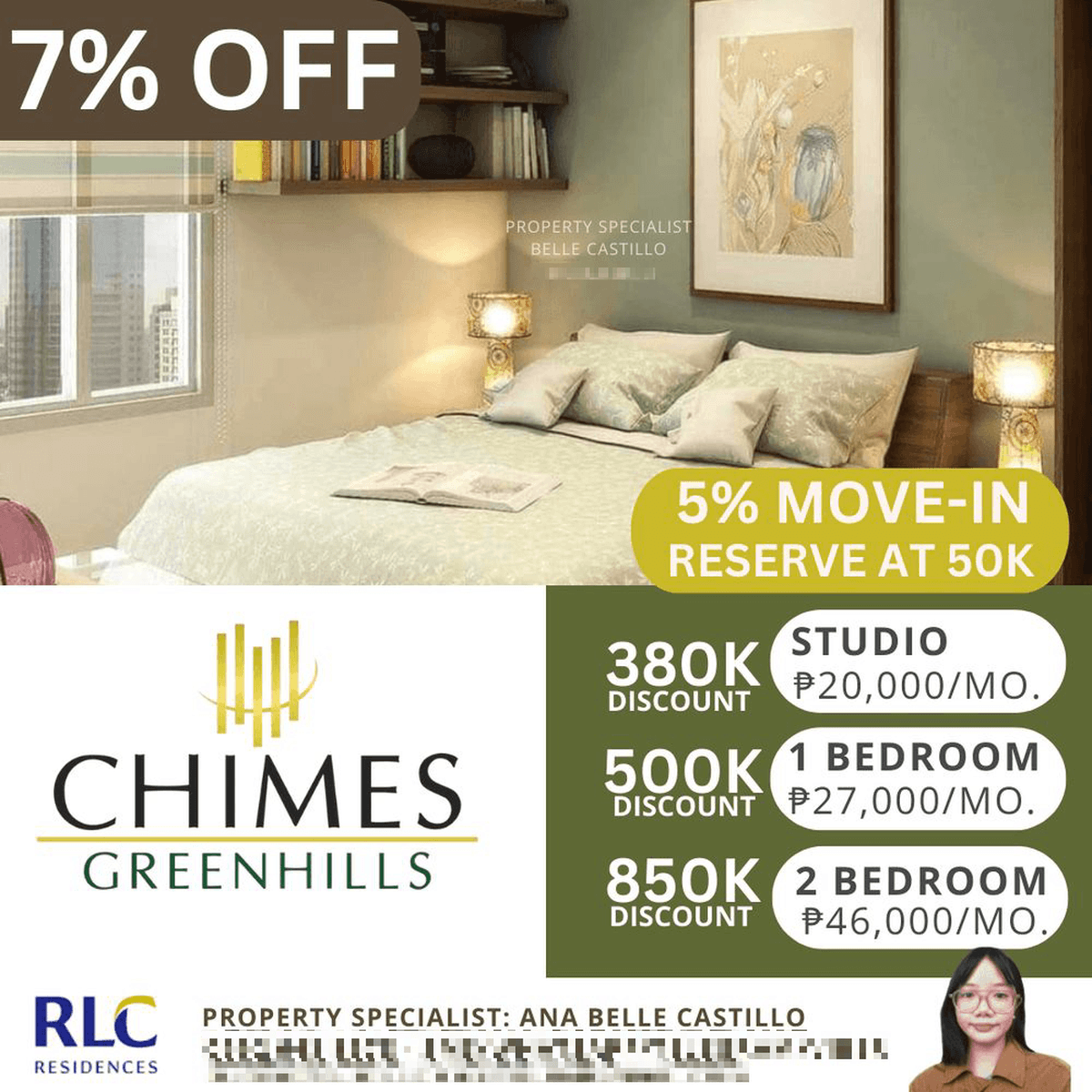 1 Bedroom Chimes Greenhills [Condo 🏙️] (March 2023) in San Juan, Metro