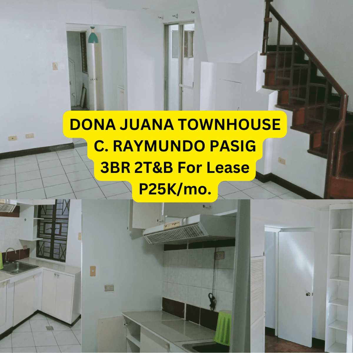 Dona Juana Townhouse 3BR 2T&B 1Parking For Lease [House and Lot 🏘️