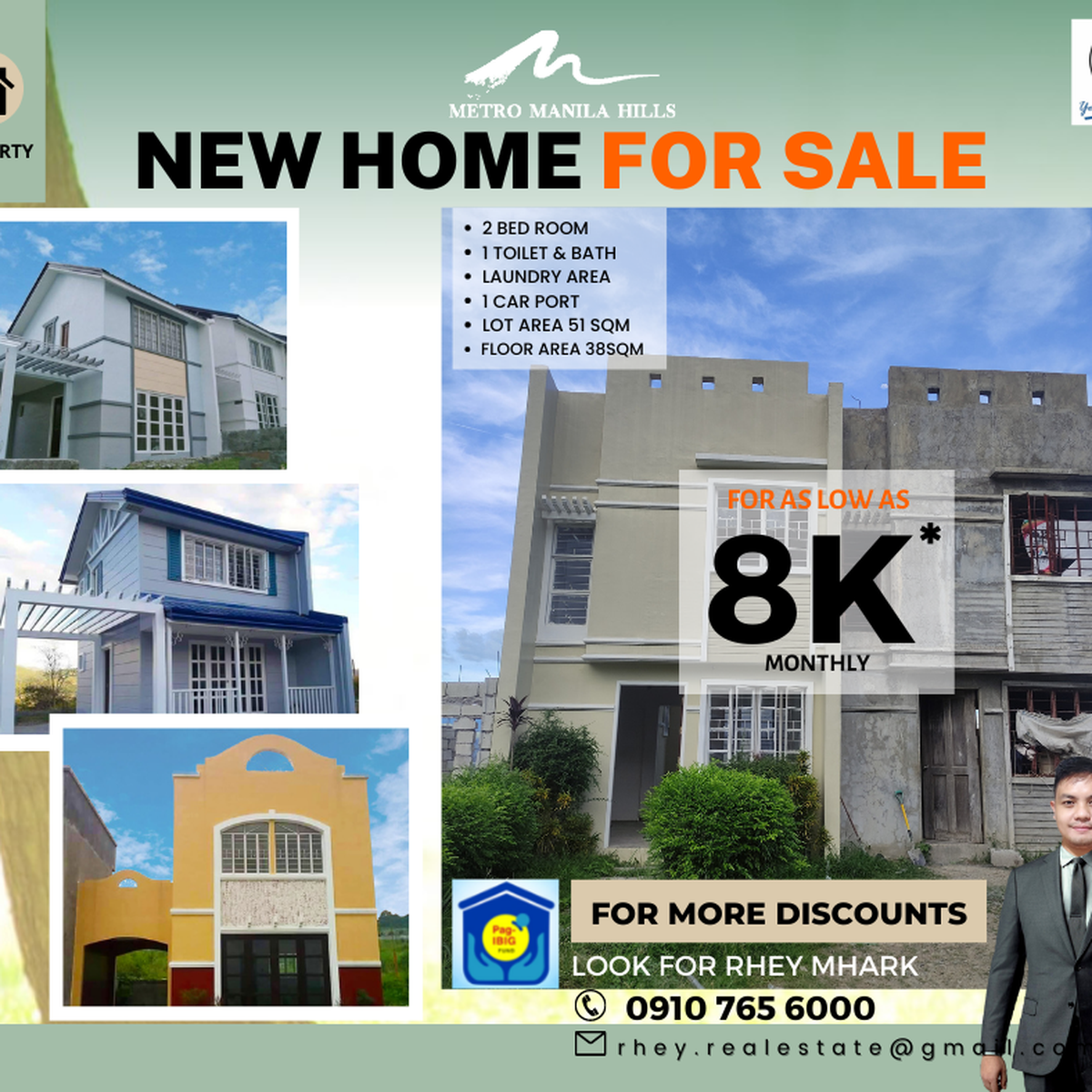 2bedroom Townhouse For Sale in Rodriguez (Montalban) Rizal [House and