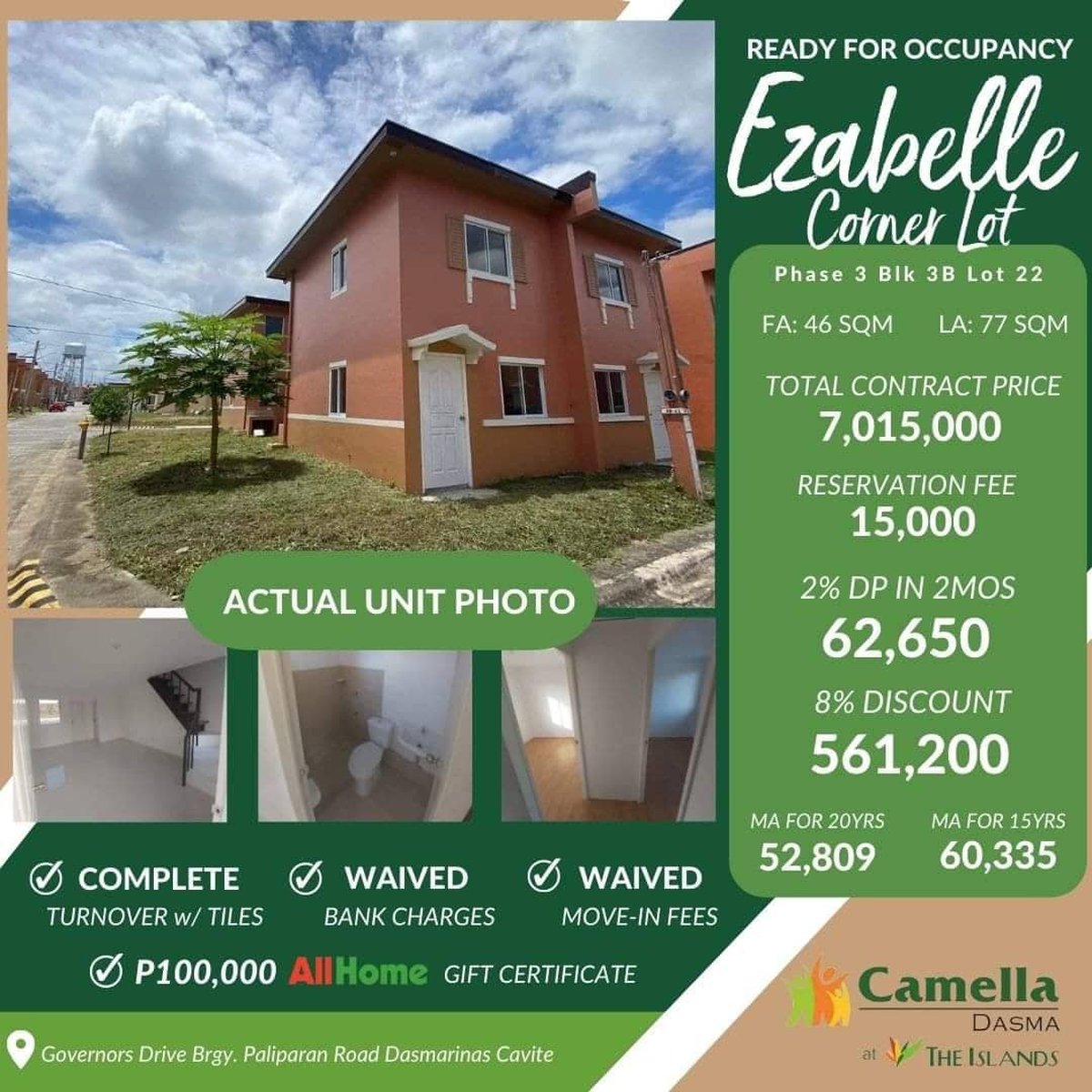CORNER LOT IN DASMA CAVITE [House and Lot 🏘️] (September 2022) in