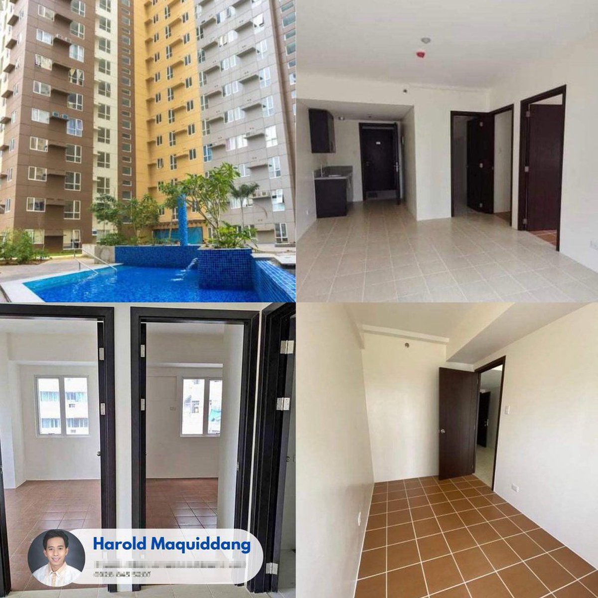 High Rise Corner Condo 2BR 50 sqm near Uptown Mall, BGC Taguig [Condo 🏙