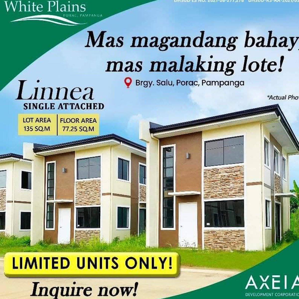 3bedroom Single Attached House For Sale in Clark Porac Pampanga [House