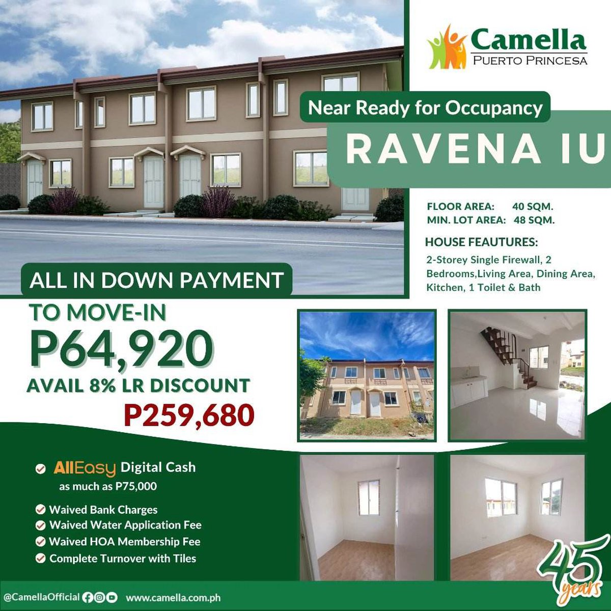 2bedrooms Ready for Occupancy Unit in Puerto Princesa City, Palawan