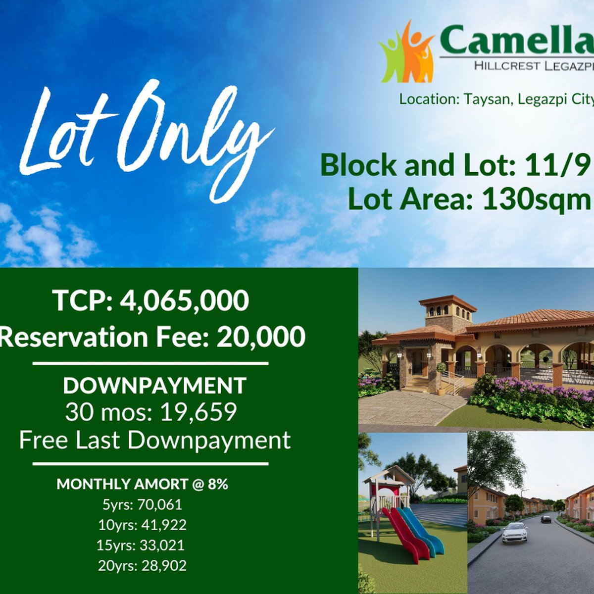 Lot For Sale - Camella Hillcrest Legazpi