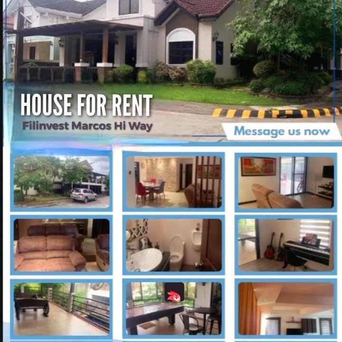 6bedroom Single Detached House For Rent and Sale in Cainta Rizal