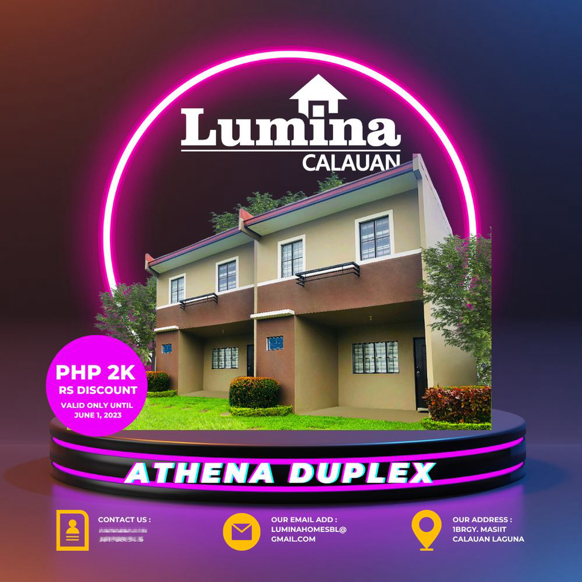 3bedroom Duplex/Twin House for Sale in Calauan Laguna [House and Lot 🏘