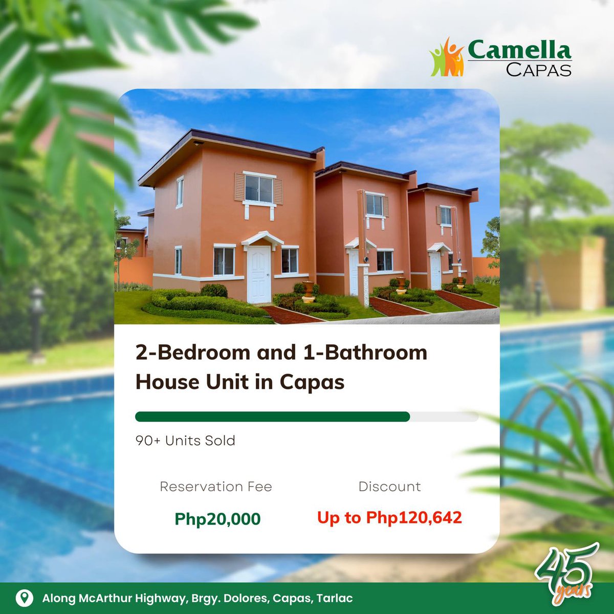 2bedroom Townhouse House For Sale in Capas Tarlac [House and Lot 🏘️