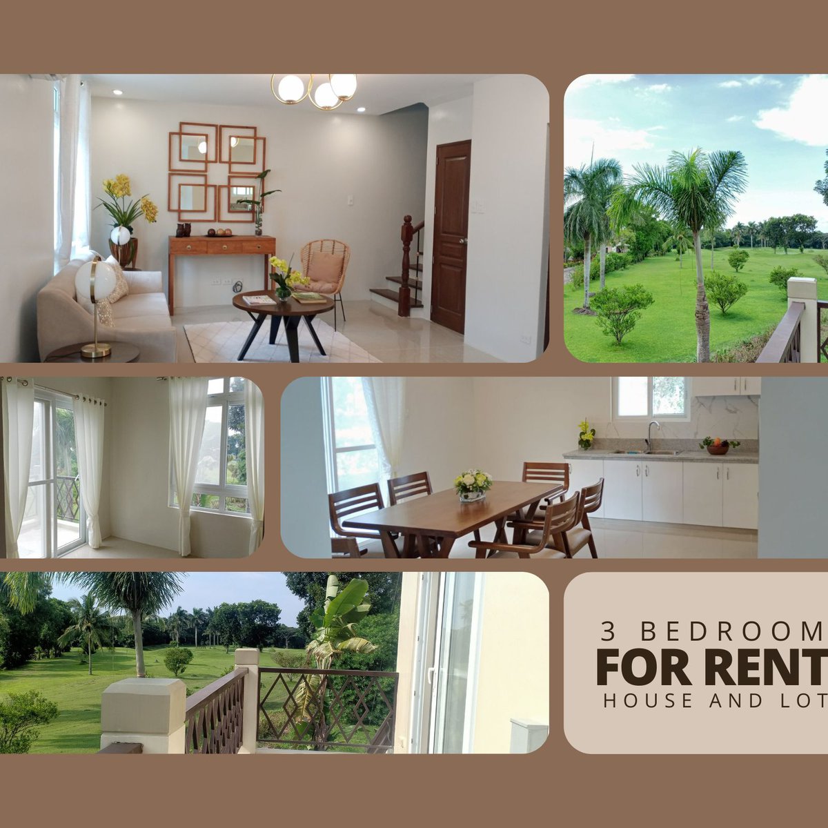 3BR House & Lot for RENT w/ Country Club amenities in Silang [House and