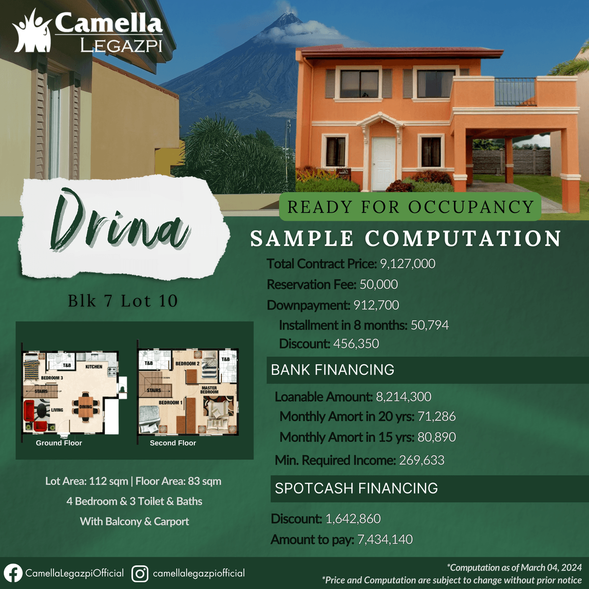 4bedroom Single Detached House For Sale in Legazpi Albay [House and Lot 🏘️] (March 2024) in