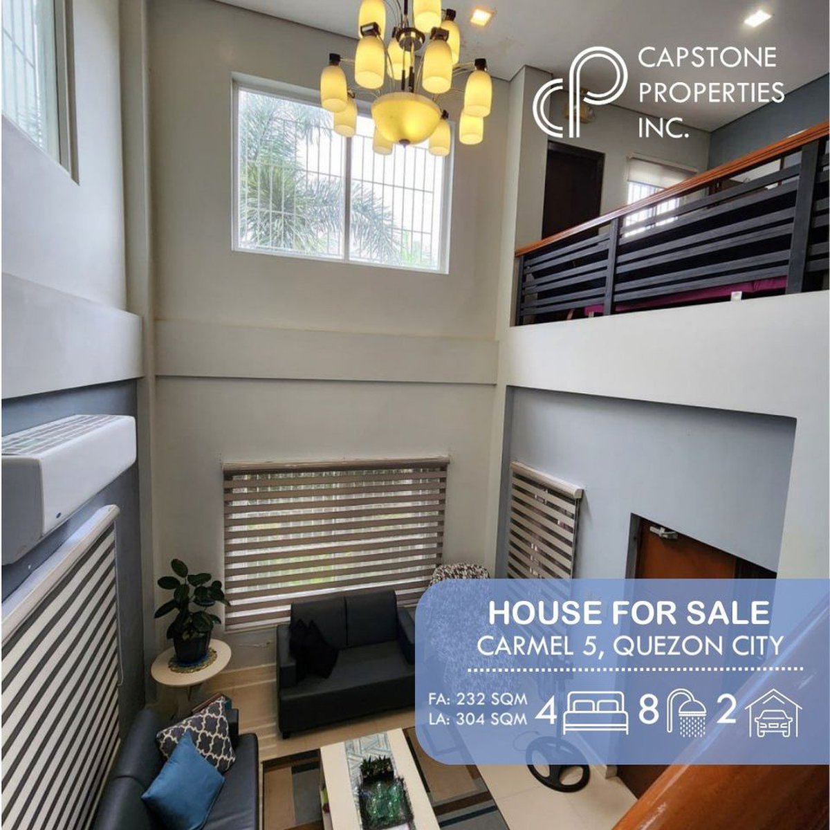 4bedroom Single Detached House For Sale in Carmel 5, Quezon City