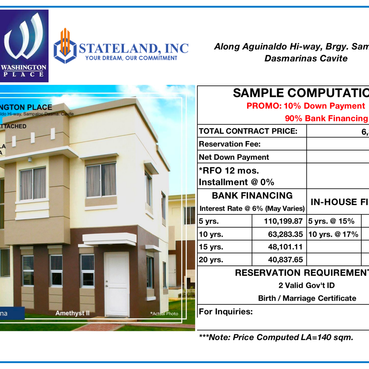 WASHINGTON PLACE SUBDIVISION 2STOREY HOUSE for sale [House and Lot 🏘️