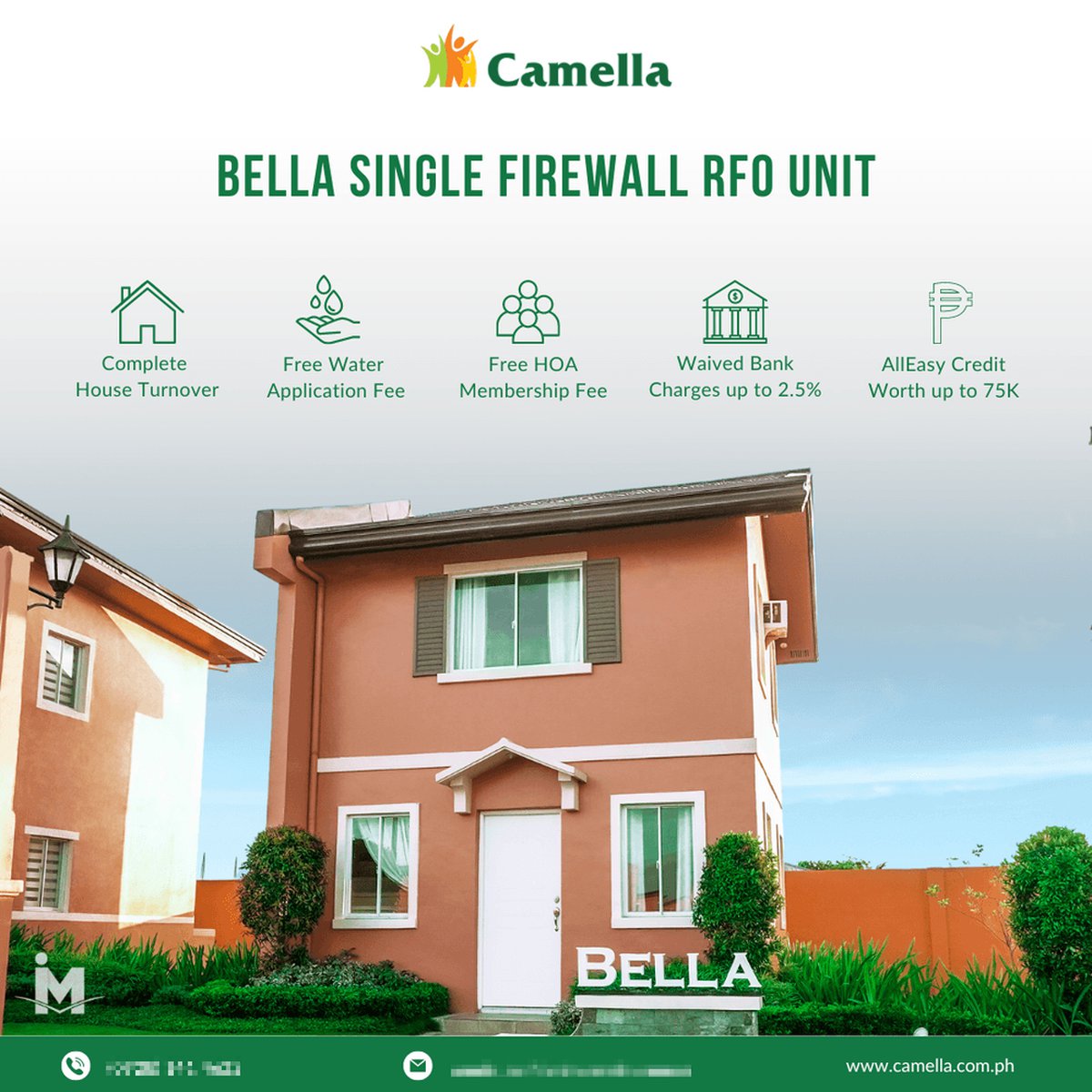 READY FOR OCCUPANCY 2BR BELLA UNIT FOR SALE IN ILOILO CITY [House and