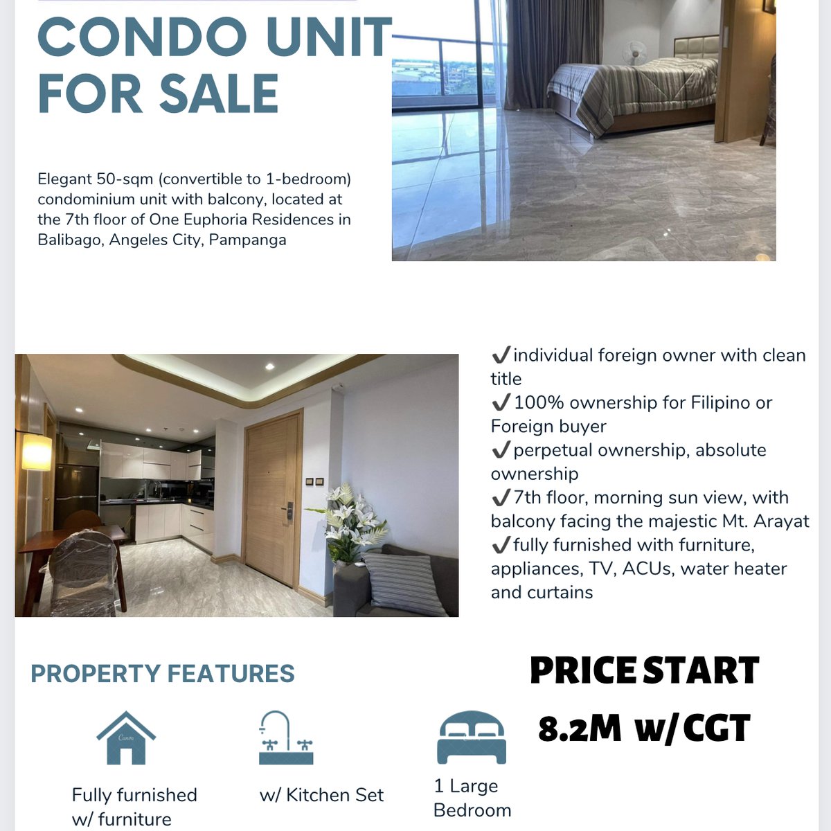 1 Bedroom Condo For Sale in Clark [Condo 🏙️] (July 2024) in Clark