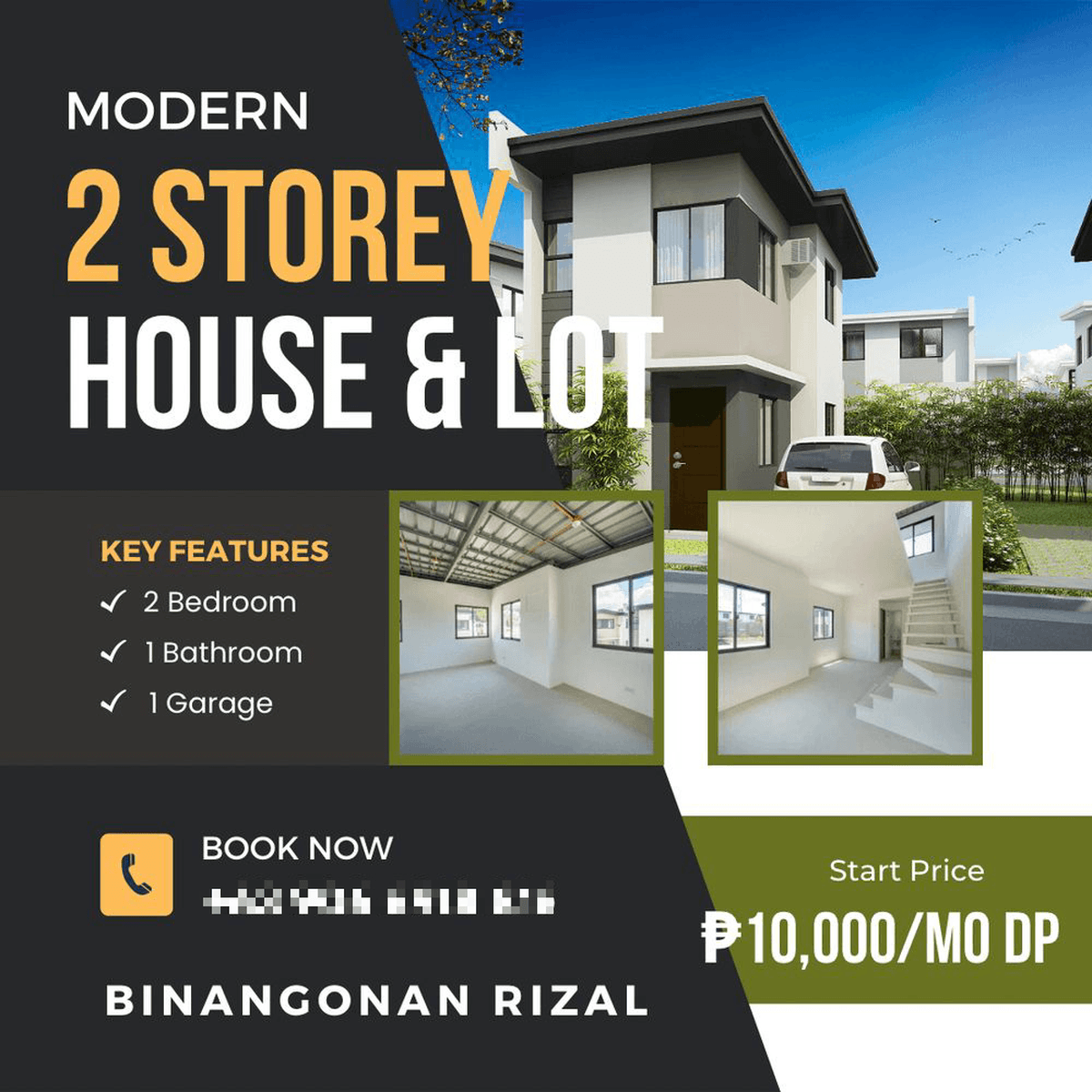 2bedroom Single Attached House For Sale in Binangonan Rizal [House and Lot 🏘️] (October 2023