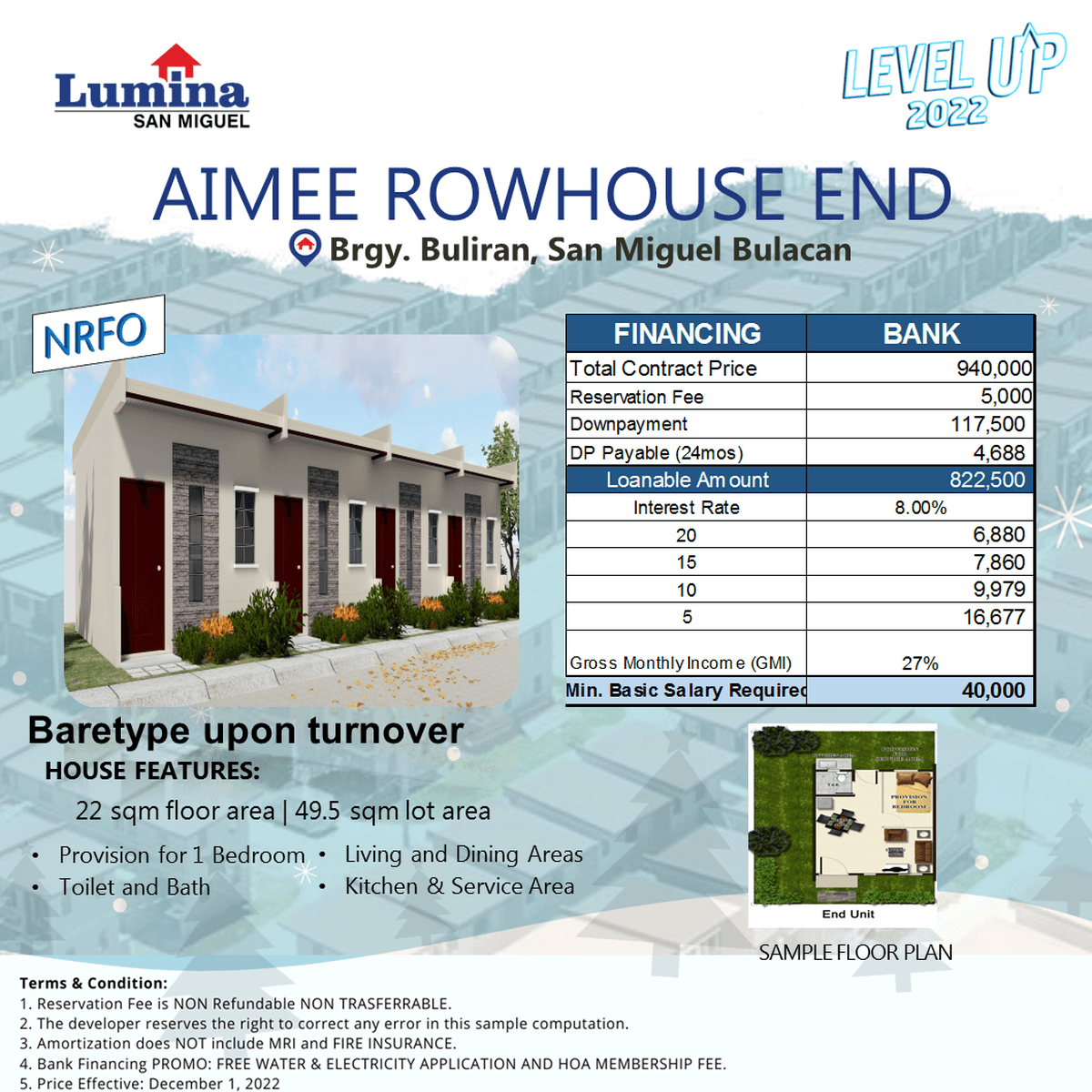 2bedroom Rowhouse For Sale in San Miguel Bulacan [House and Lot 🏘️] (January 2023) in San