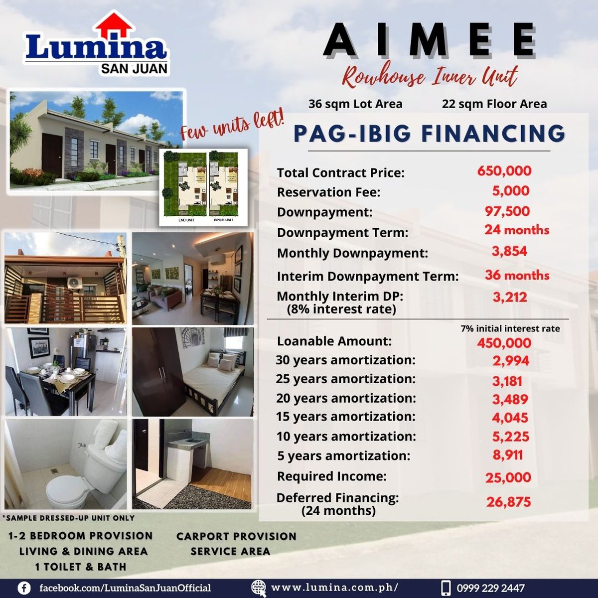 1bedroom Rowhouse For Sale in San Juan La Union [House and Lot 🏘️