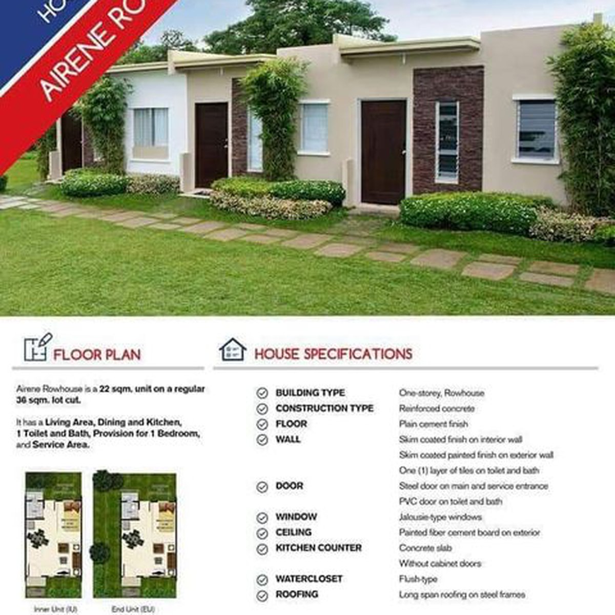 1BR RFO House and Lot for Sale in Tarlac City Tarlac [House and Lot 🏘️