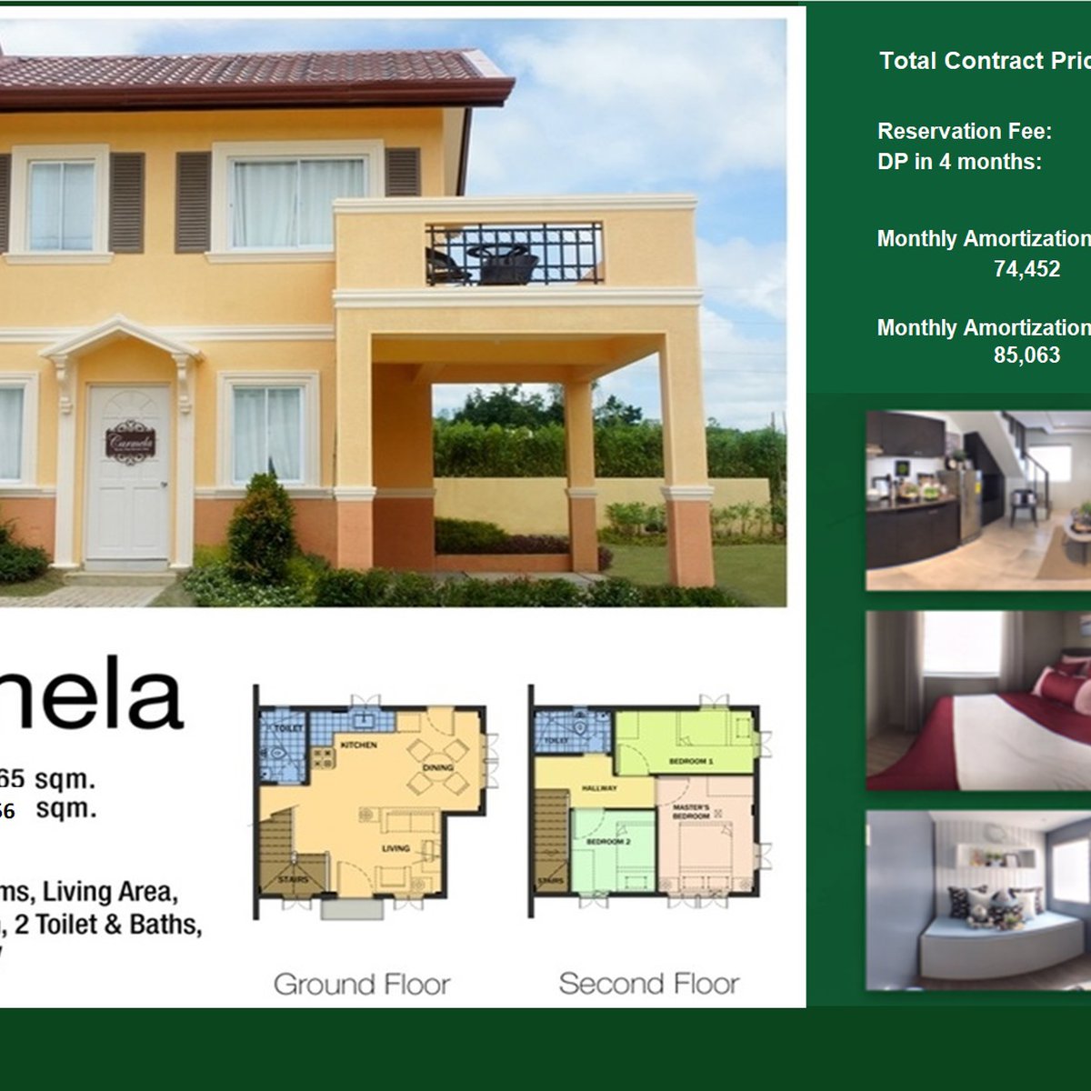 3 BR 2 T&B House & Lot For Sale In Camella Deparo, Caloocan [House And ...