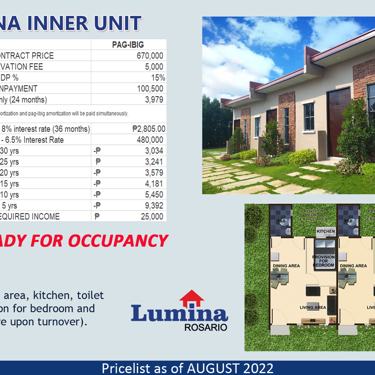 2bedroom Rowhouse For Sale in Rosario Batangas [House and Lot 🏘️