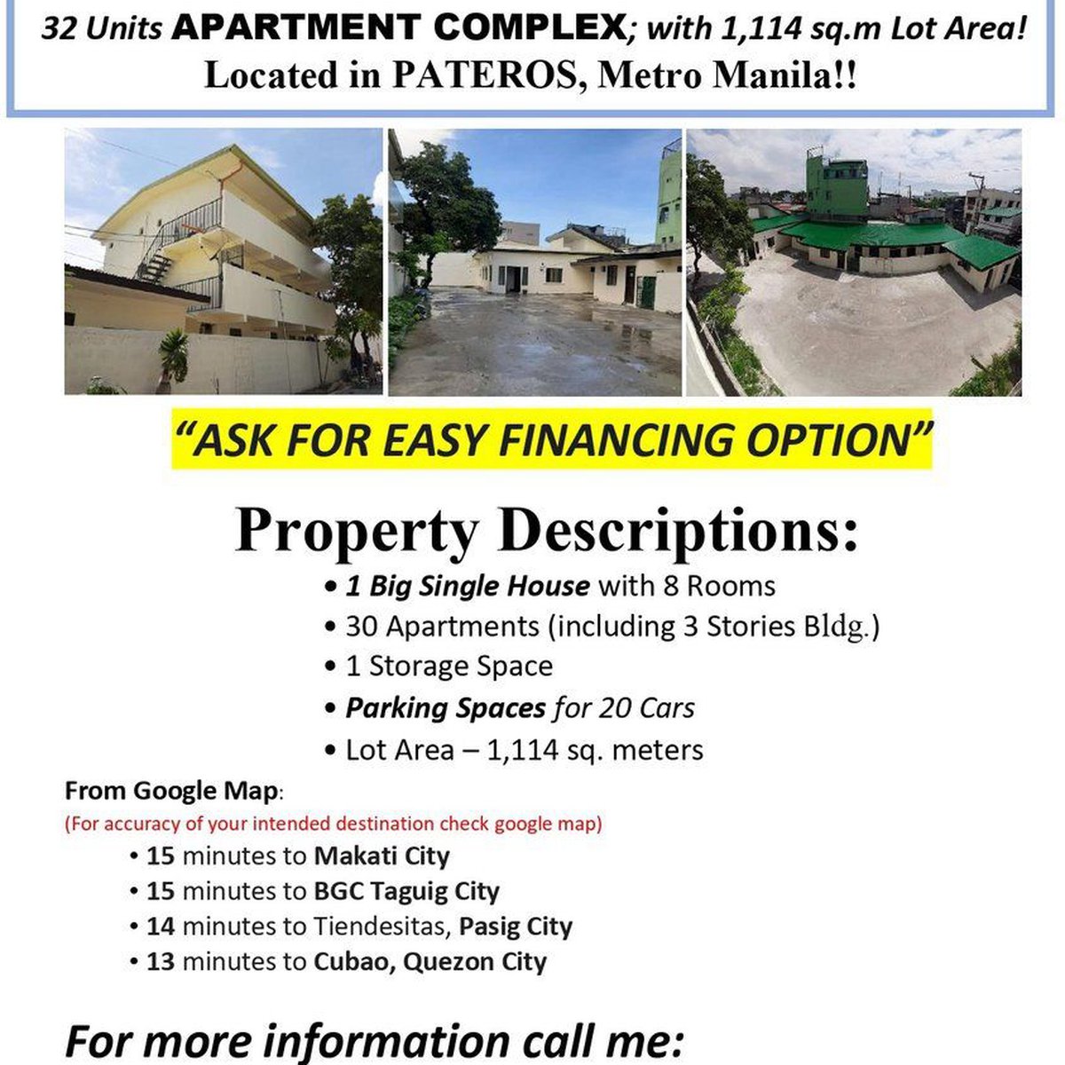 32 Units Apartments ; 1,114 sq.m Property 🏭] (June 2023) in