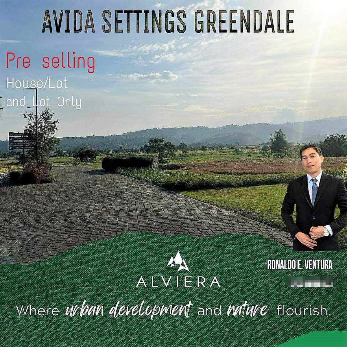 138 sqm Residential Lot For Sale in Alviera Avida Settings Greendale